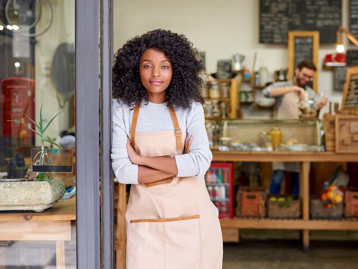 Small business owner of a shop